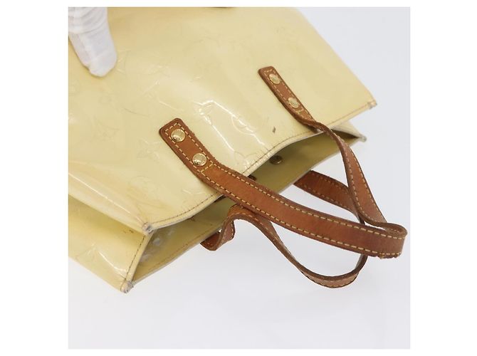LOUIS VUITTON Borsa a Mano Monogram Vernis Reade PM Perle M91336 LV Auth AMZ367 - vista 7