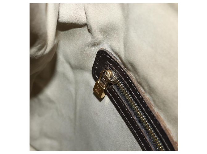 LOUIS VUITTON Borsa Tote Mini Franoise Monogram 2in1 Kaki M92209 LV Auth bs34106 Cachi - vista 21