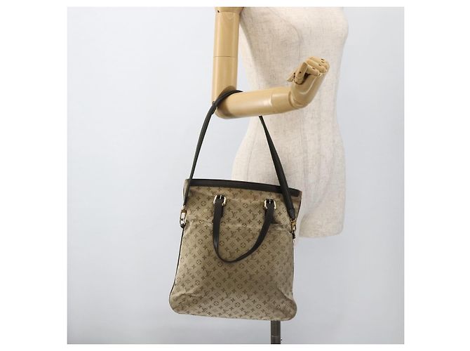 LOUIS VUITTON Borsa Tote Mini Franoise Monogram 2in1 Kaki M92209 LV Auth bs34106 Cachi - vista 23