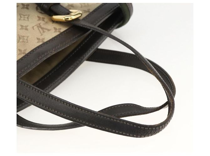 LOUIS VUITTON Borsa Tote Mini Franoise Monogram 2in1 Kaki M92209 LV Auth bs34106 Cachi - vista 7