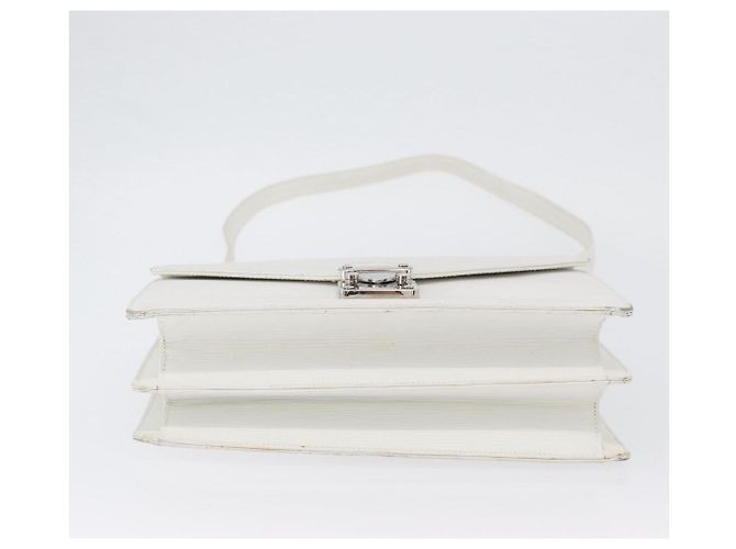 FENDI Handtasche aus Leder 2-in-1 Weiß Silber Authentisch LNZ694 - Ansicht 5
