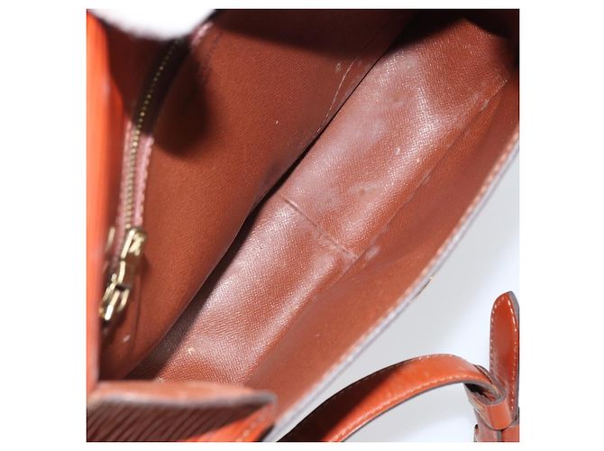 LOUIS VUITTON Borsa a Spalla Epi Saint Cloud GM Marrone M52193 LV Auth LNZ717 - vista 10