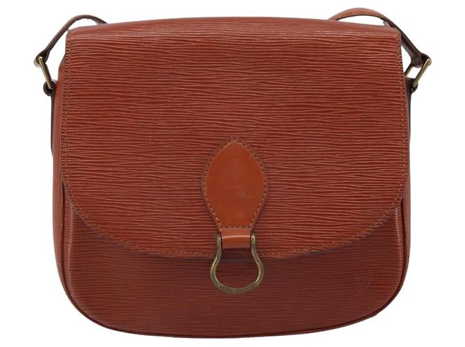 LOUIS VUITTON Borsa a Spalla Epi Saint Cloud GM Marrone M52193 LV Auth LNZ717 - vista 13