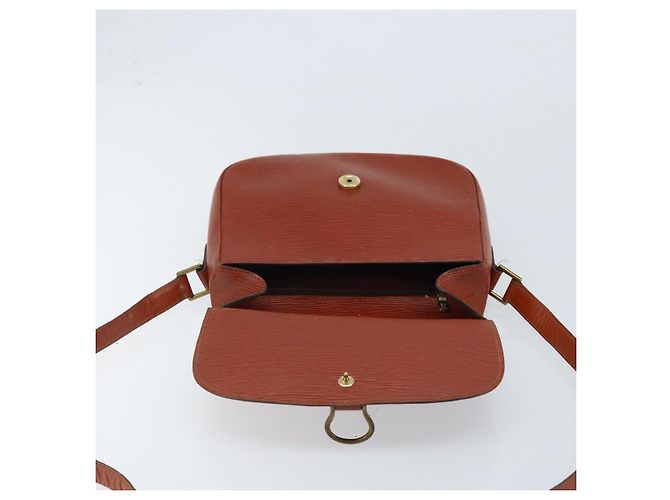 LOUIS VUITTON Borsa a Spalla Epi Saint Cloud GM Marrone M52193 LV Auth LNZ717 - vista 19