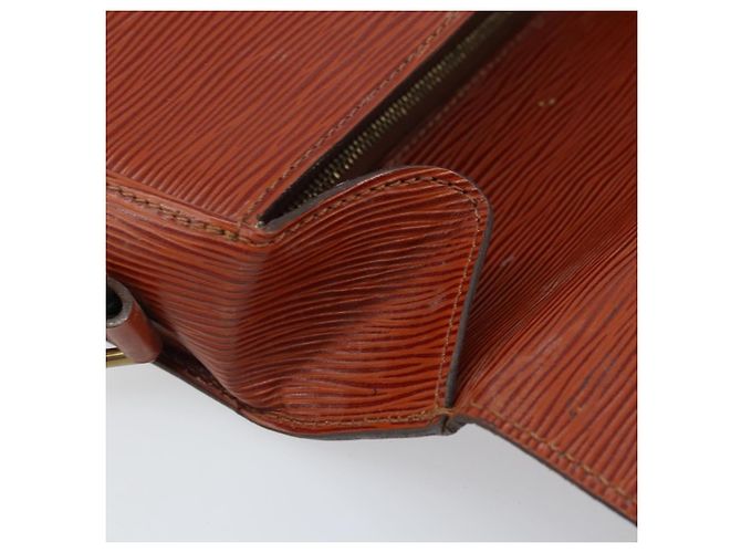 LOUIS VUITTON Borsa a Spalla Epi Saint Cloud GM Marrone M52193 LV Auth LNZ717 - vista 20