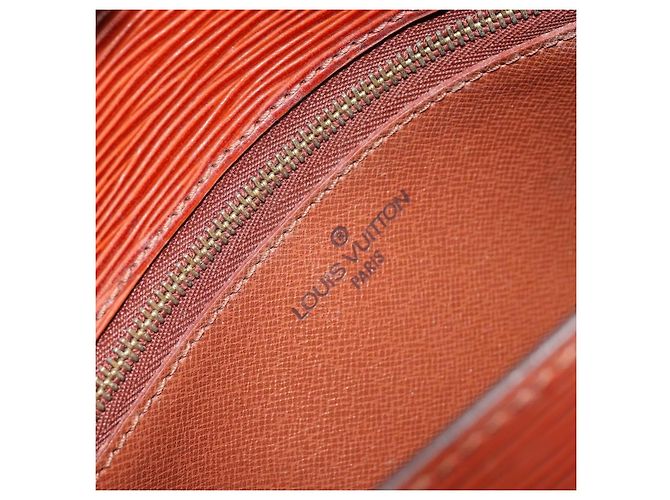 LOUIS VUITTON Borsa a Spalla Epi Saint Cloud GM Marrone M52193 LV Auth LNZ717 - vista 21