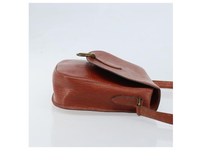LOUIS VUITTON Borsa a Spalla Epi Saint Cloud GM Marrone M52193 LV Auth LNZ717 - vista 3