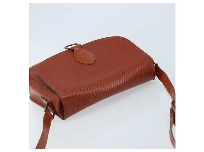LOUIS VUITTON Borsa a Spalla Epi Saint Cloud GM Marrone M52193 LV Auth LNZ717 - vista 6