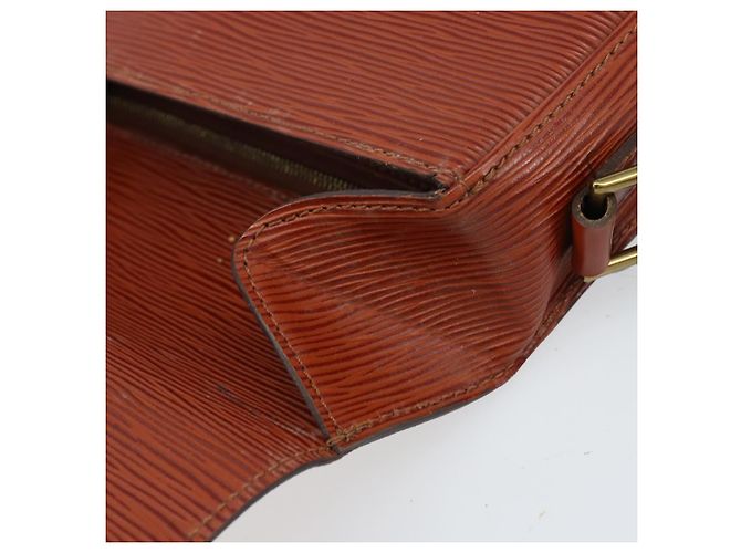 LOUIS VUITTON Borsa a Spalla Epi Saint Cloud GM Marrone M52193 LV Auth LNZ717 - vista 9