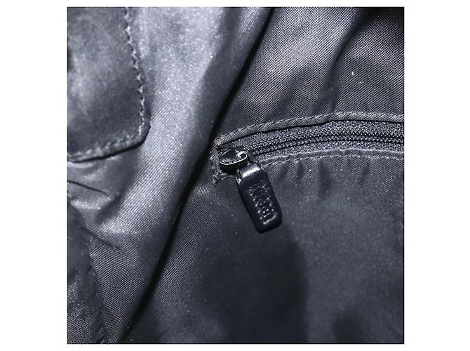 Borsa a Spalla Jackie in Tela GG Gucci in Pelle Nera e Argento 001 3355 Auth BAZ566A Nero - vista 21
