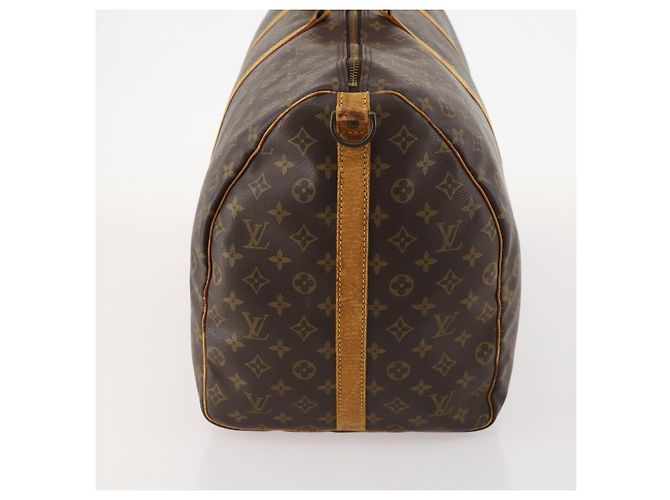 LOUIS VUITTON Borsa Boston Monogram Keepall Bandoulière 60 M41412 LV Auth gh1774 Monogramma - vista 3