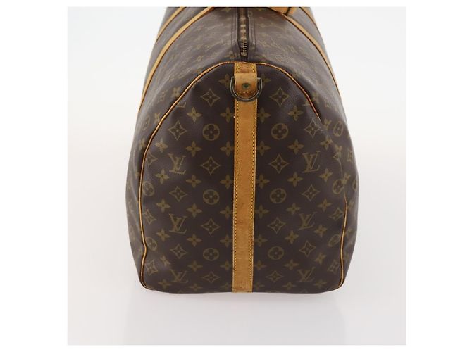 LOUIS VUITTON Borsa Boston Monogram Keepall Bandoulière 60 M41412 LV Auth gh1774 Monogramma - vista 4