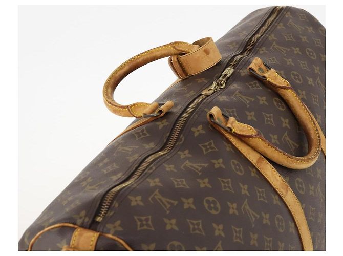 LOUIS VUITTON Borsa Boston Monogram Keepall Bandoulière 60 M41412 LV Auth gh1774 Monogramma - vista 6