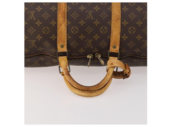 LOUIS VUITTON Borsa Boston Monogram Keepall Bandoulière 60 M41412 LV Auth gh1774 Monogramma - vista 7