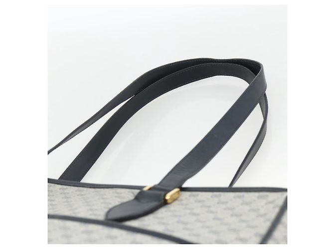 Gucci Borsa tote Micro GG Supreme in PVC Navy Gold 002 39 0149 Auth SW2203 - vista 8
