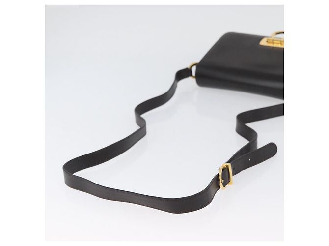 Borsa a Spalla Gancini in Pelle Marrone Oro Salvatore Ferragamo Auth ka3381 D'oro - vista 7