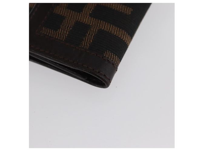 FENDI Zucca Canvas Key Case Black Brown Auth am11078A - view 14