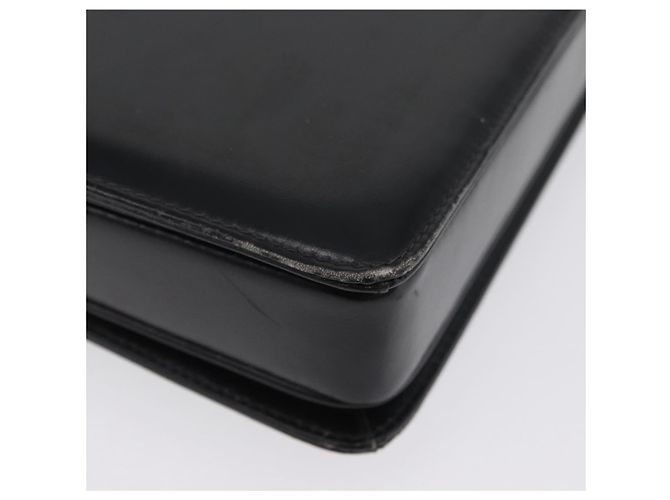 Borsa a mano GUCCI in pelle nera e oro Auth ep13892 Nero D'oro - vista 17