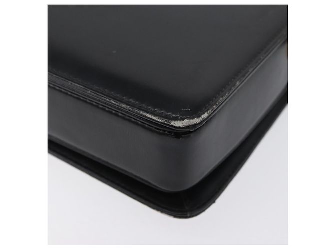 Borsa a mano GUCCI in pelle nera e oro Auth ep13892 Nero D'oro - vista 18