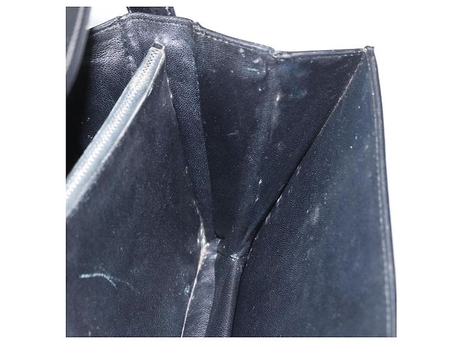 Borsa a mano GUCCI in pelle nera e oro Auth ep13892 Nero D'oro - vista 22