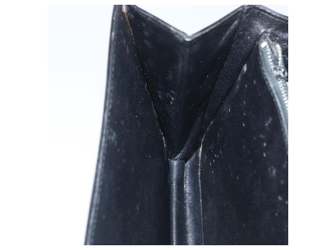 Borsa a mano GUCCI in pelle nera e oro Auth ep13892 Nero D'oro - vista 23