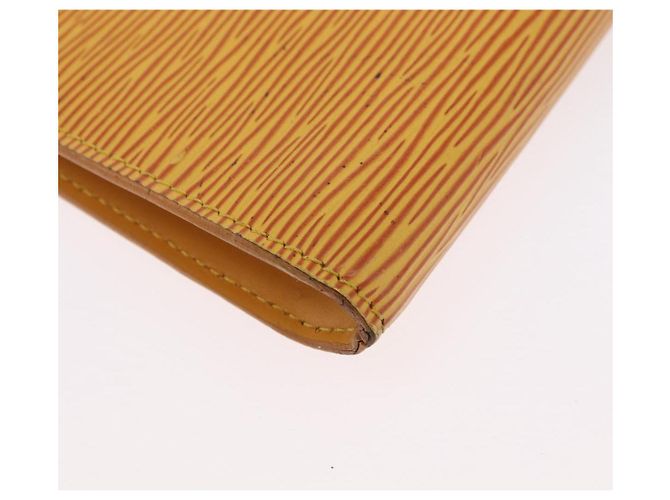 LOUIS VUITTON Pochette Accessoires Epi Pouch Giallo M52949 LV Auth LNZ682 - vista 14