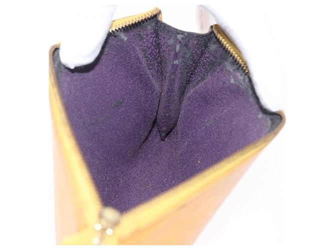 LOUIS VUITTON Pochette Accessoires Epi Pouch Giallo M52949 LV Auth LNZ682 - vista 20