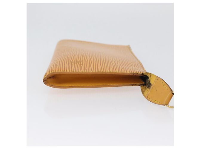 LOUIS VUITTON Pochette Accessoires Epi Pouch Giallo M52949 LV Auth LNZ682 - vista 3