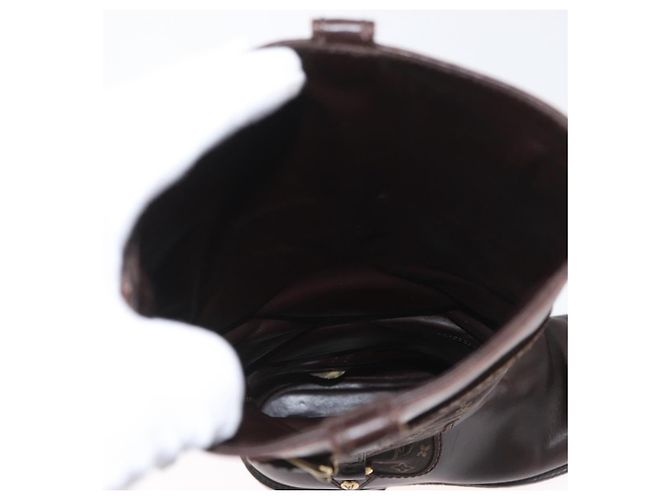 Stivali Monogram Idylle LOUIS VUITTON 36 Marrone Scuro LV Auth 174048A - vista 17
