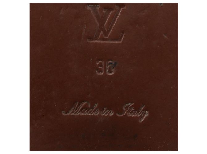 Stivali Monogram Idylle LOUIS VUITTON 36 Marrone Scuro LV Auth 174048A - vista 29