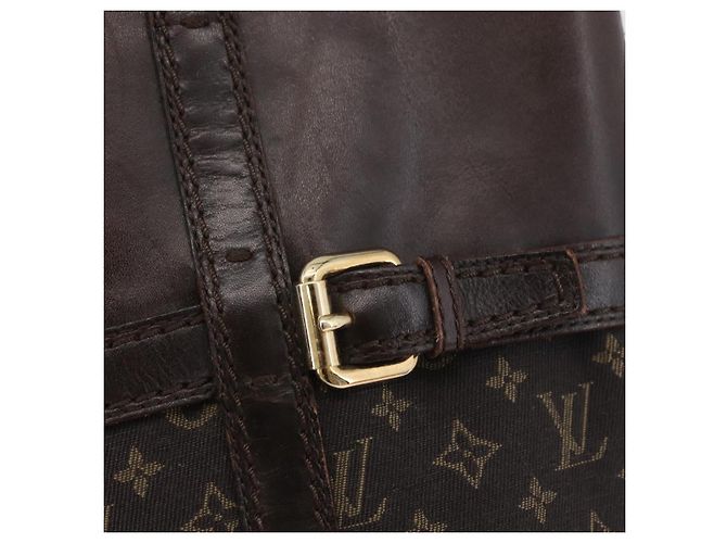 Stivali Monogram Idylle LOUIS VUITTON 36 Marrone Scuro LV Auth 174048A - vista 32