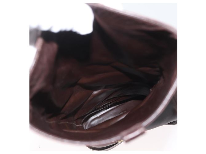 Stivali Monogram Idylle LOUIS VUITTON 36 Marrone Scuro LV Auth 174048A - vista 34