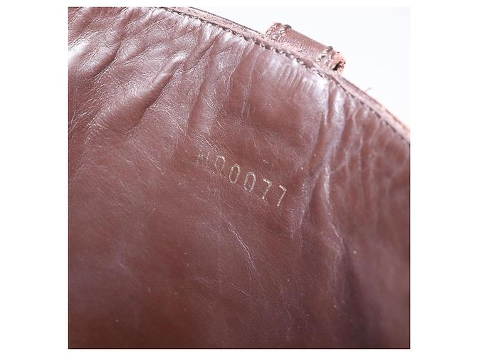 Stivali Monogram Idylle LOUIS VUITTON 36 Marrone Scuro LV Auth 174048A - vista 36