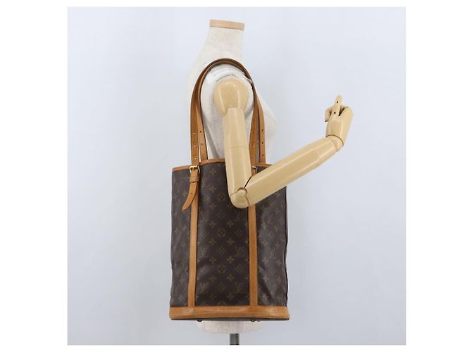 LOUIS VUITTON Borsa a Spalla Monogram Bucket GM M42236 LV Auth 173896 Monogramma - vista 22