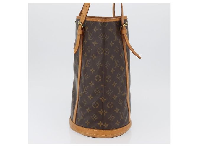 LOUIS VUITTON Borsa a Spalla Monogram Bucket GM M42236 LV Auth 173896 Monogramma - vista 4