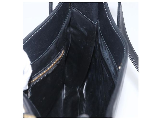Borsa a Spalla Gianni Versace in Pelle Nera e Oro Auth BA11726 Nero D'oro - vista 18