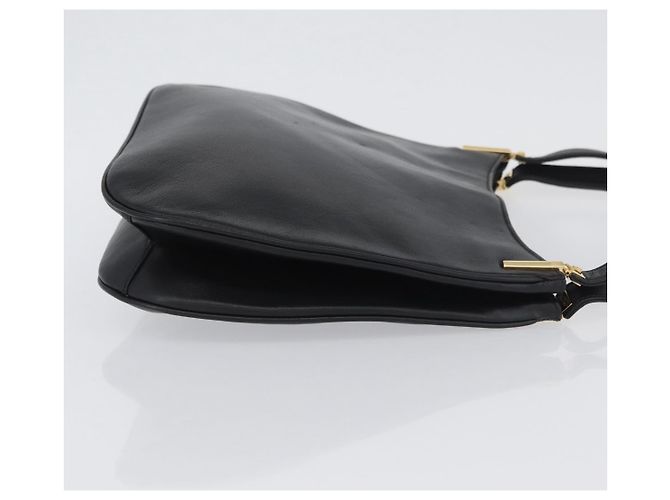 Borsa a Spalla Gianni Versace in Pelle Nera e Oro Auth BA11726 Nero D'oro - vista 3
