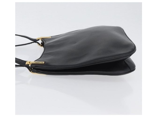 Borsa a Spalla Gianni Versace in Pelle Nera e Oro Auth BA11726 Nero D'oro - vista 4