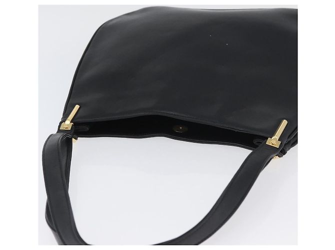 Borsa a Spalla Gianni Versace in Pelle Nera e Oro Auth BA11726 Nero D'oro - vista 6