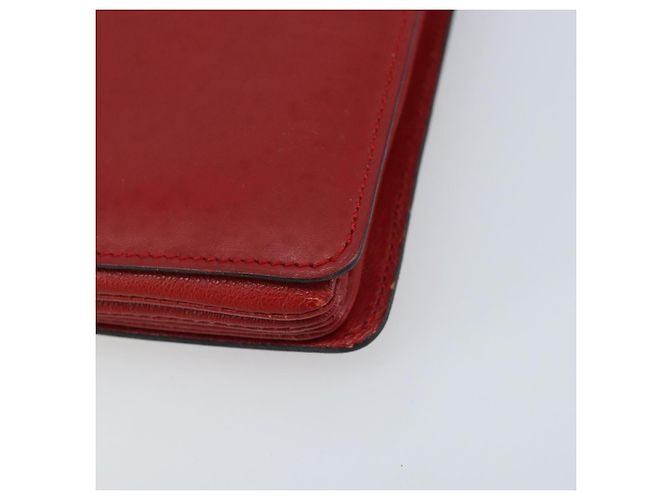 Céline Borsa a Spalla in Pelle Rossa e Oro Auth AMZ004A Rosso D'oro - vista 14