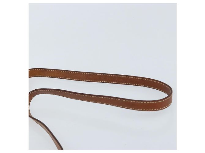 Céline Borsa a Spalla in Tela Macadam CELINE PVC Beige Oro Auth LNZ711 D'oro - vista 8