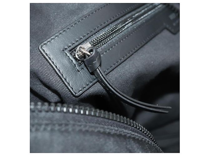 Borsa Boston VERSACE in nylon 2 in 1 nera argento autentica bs33114 Nero - vista 22
