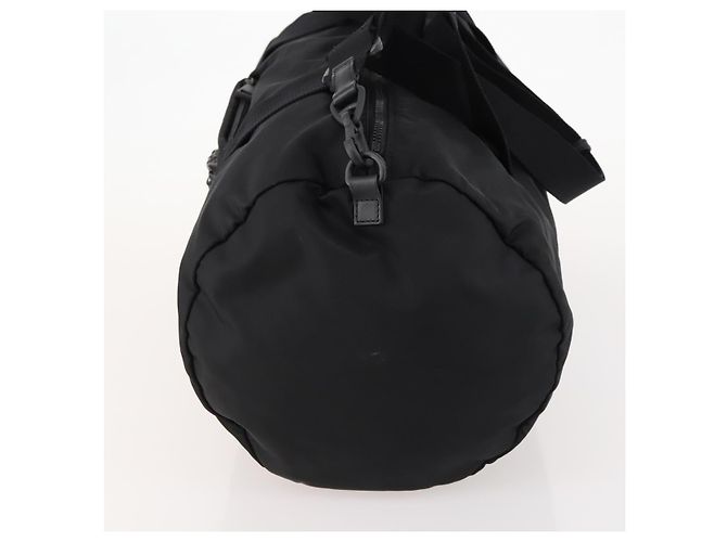 Borsa Boston VERSACE in nylon 2 in 1 nera argento autentica bs33114 Nero - vista 3
