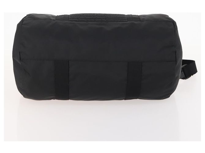 Borsa Boston VERSACE in nylon 2 in 1 nera argento autentica bs33114 Nero - vista 5