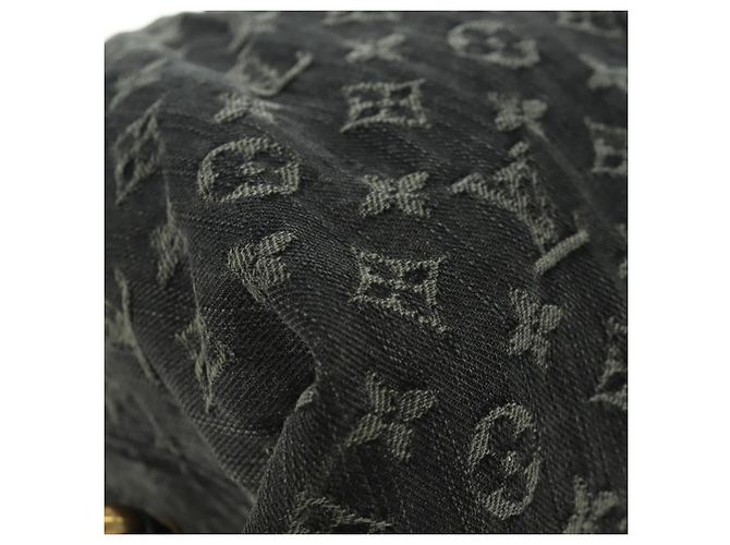 LOUIS VUITTON Borsa Monogram Denim Neo Cabby MM 2Way Nera M95351 LV Auth YKZ247V Nero - vista 17