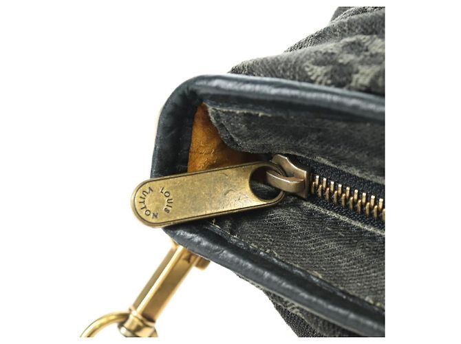 LOUIS VUITTON Borsa Monogram Denim Neo Cabby MM 2Way Nera M95351 LV Auth YKZ247V Nero - vista 21