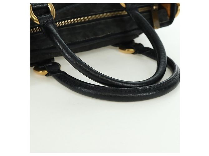 LOUIS VUITTON Borsa Monogram Denim Neo Cabby MM 2Way Nera M95351 LV Auth YKZ247V Nero - vista 8