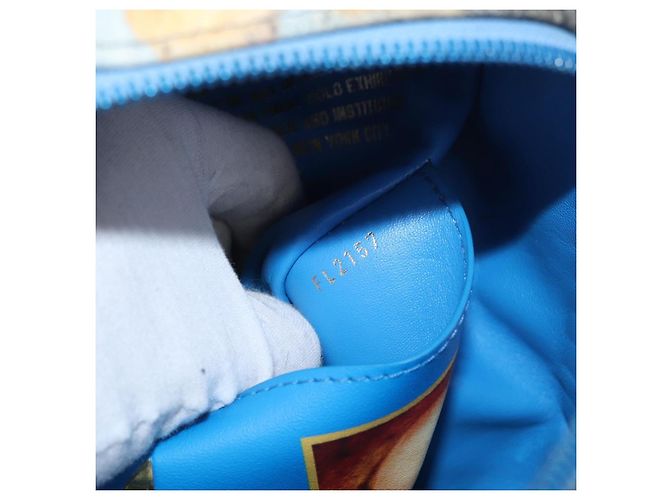 LOUIS VUITTON Colección Maestros RUBENS Palm Springs M43335 LV Auth ka3336SAM Azul - vista 11