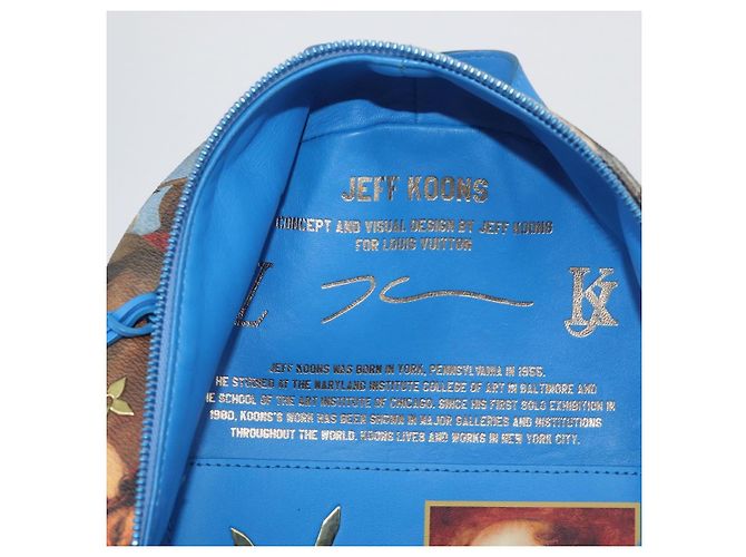 LOUIS VUITTON Colección Maestros RUBENS Palm Springs M43335 LV Auth ka3336SAM Azul - vista 23