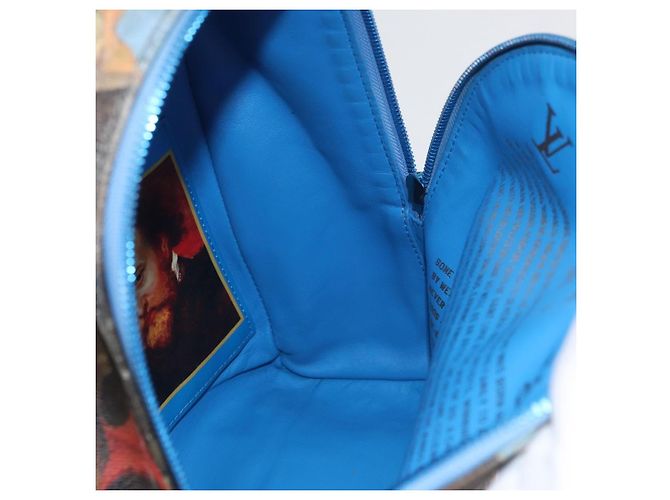 LOUIS VUITTON Colección Maestros RUBENS Palm Springs M43335 LV Auth ka3336SAM Azul - vista 24